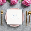 Search for cocktail wedding napkins Black and white