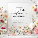Search for dusty pink bridal shower invitations Botanical
