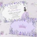 Search for lavender quince invitations Princess tiara crown