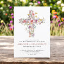 Search for greenery first communion invitations Botanical