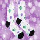 Search for watercolor heart socks For her