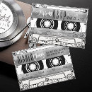 Search for gold record invitations Cassette tape