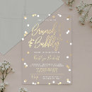 Search for gold confetti bridal shower invitations Elegant