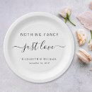 Search for fancy paper plates Nothing fancy just love