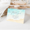 Search for beach bridal shower thank you cards Watercolor