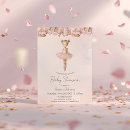 Search for dancing ballerina baby shower invitations Watercolor