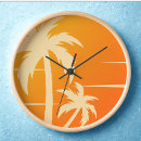 Search for tropical palm trees clocks Cute