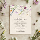 Search for beige floral invitations Wildflower