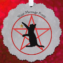 Search for cat silhouette christmas tree decorations Halloween