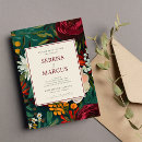 Search for burgundy and green wedding invitations Script
