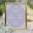 Search for signature drink sign posters Bride groom