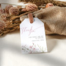 Search for love in bloom gift tags Wildflower