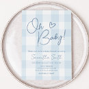 Search for plaid baby boy shower invitations Minimalist