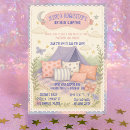 Search for under the stars birthday invitations Girly
