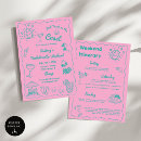Search for weekend invitations Pink