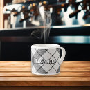 Search for black gingham mugs Black and white