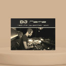 Search for techno business cards Djs