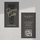 Search for barber shop business cards Hipster