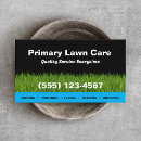 Search for landscape gardening business cards Mowing