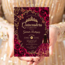 Search for burgundy quinceanera invitations 15th birthday