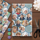 Search for hexagon wrapping paper Photo collage