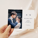 Search for chic wedding postcards Modern