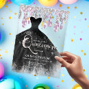 Search for chic quinceanera invitations Glitter