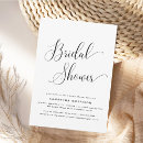 Search for trendy bridal shower invitations Black and white