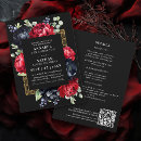 Search for moody floral wedding invitations Botanical