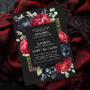 Search for moody floral wedding invitations Sophisticated