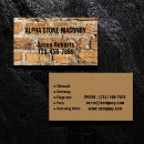 Search for stone mason business cards Construction