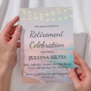 Search for beach retirement invitations Summer