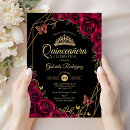 Search for black and burgundy invitations For her