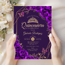 Search for fairytale quinceanera invitations Floral