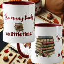 Search for so little time mugs So many books