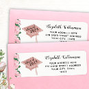 Search for white and rose gold return address labels Graduation