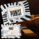 Search for pianist business cards Concert