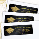 Search for faux glitter return address labels Graduation
