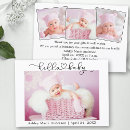 Search for photo collage birth announcement cards Newborn