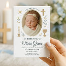 Search for neutral christening invitations Baby