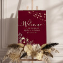 Search for burgundy floral wedding signs Gold