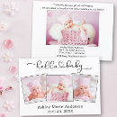 Search for modern minimalist birth announcement cards Baby