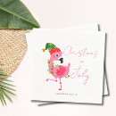 Search for christmas flamingo napkins Christmas in july