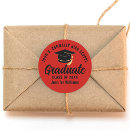 Search for red black graduation stickers High school