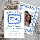 Search for fish save the dates Modern