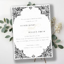 Search for great gatsby rehearsal dinner invitations Vintage