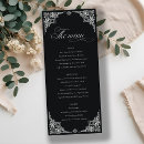 Search for art deco menus Black and white