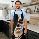 Search for dia de los muertos aprons Mexican holiday