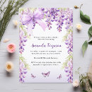 Search for wisteria invitations Lavender