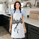 Search for white dragon aprons Black
